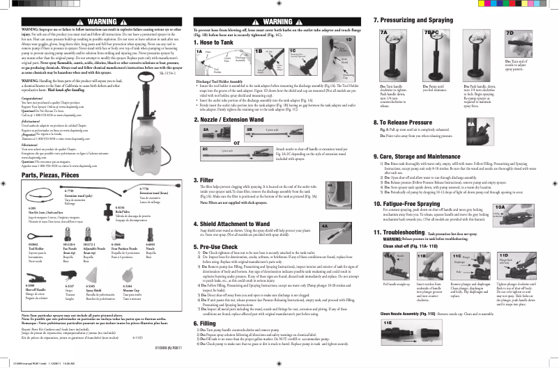Página 1 del manual Manual de usuario Chapin 29002