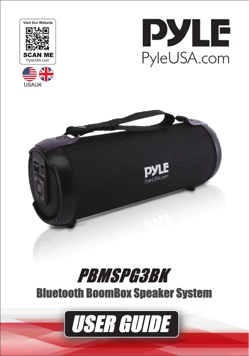 Image de la première page du manuel de l'appareil PBMSPG3BK