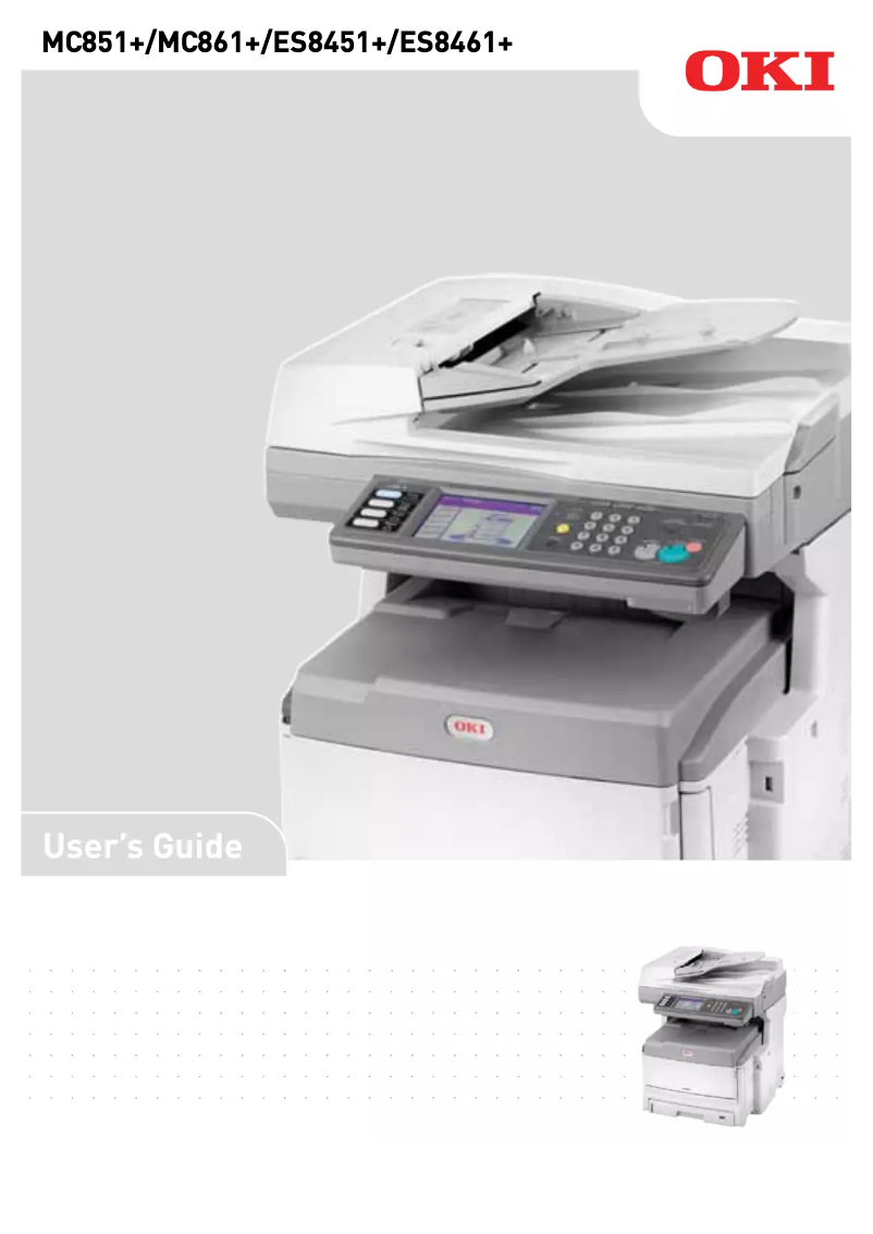 Image de la première page du manuel de l'appareil ES8461 Plus