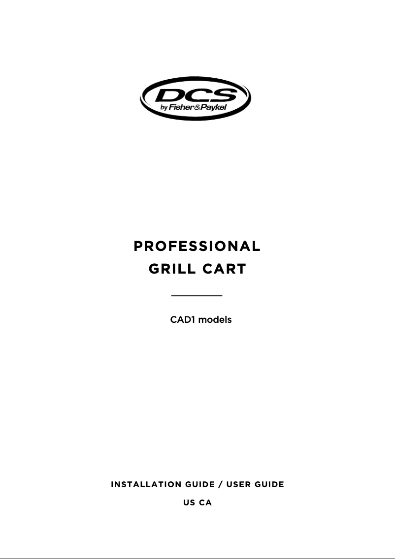 Image de la première page du manuel de l'appareil CAD1-48