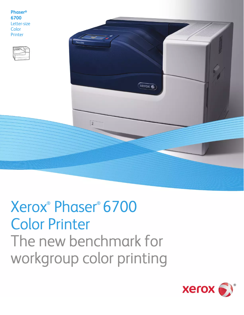 Page n°1 - Brochure Xerox Phaser 6700