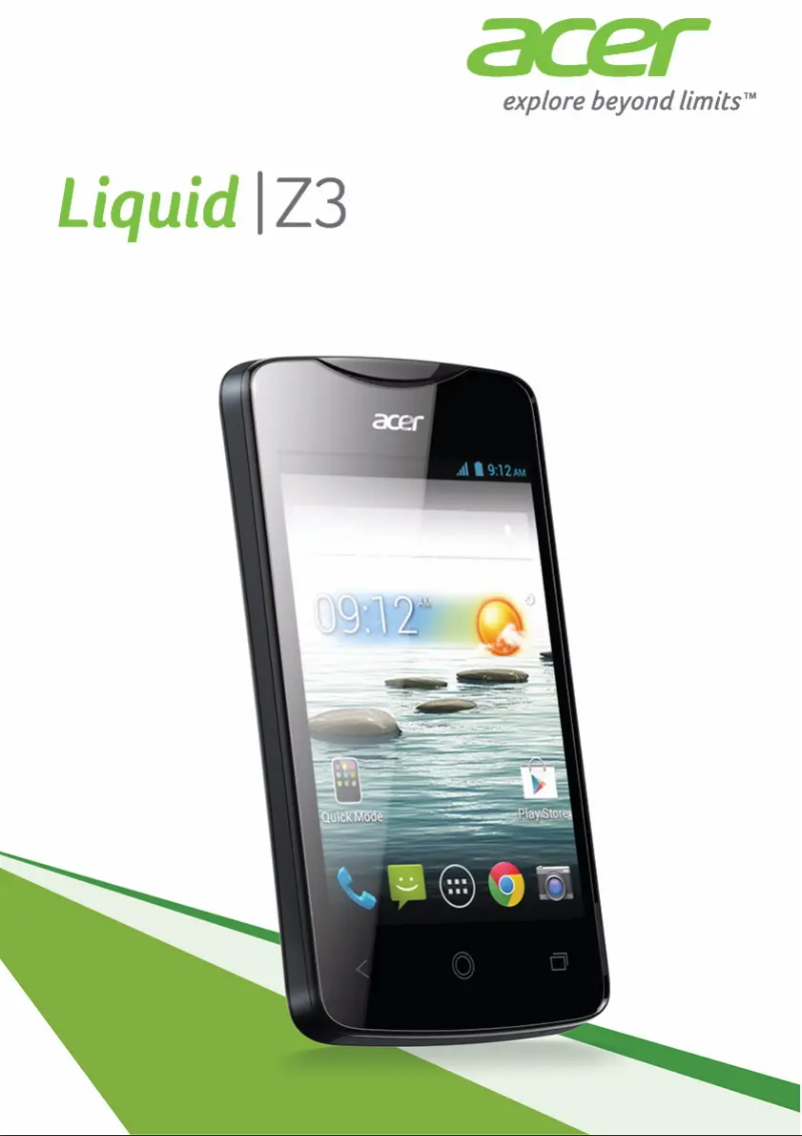 Página 1 del manual Manual de usuario Acer Liquid Z3 Duo