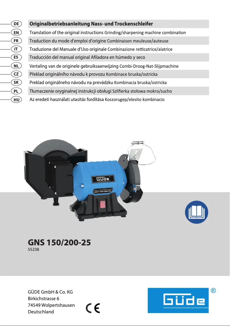 Page 1 de la notice Manuel utilisateur Güde GNS 150/200-25