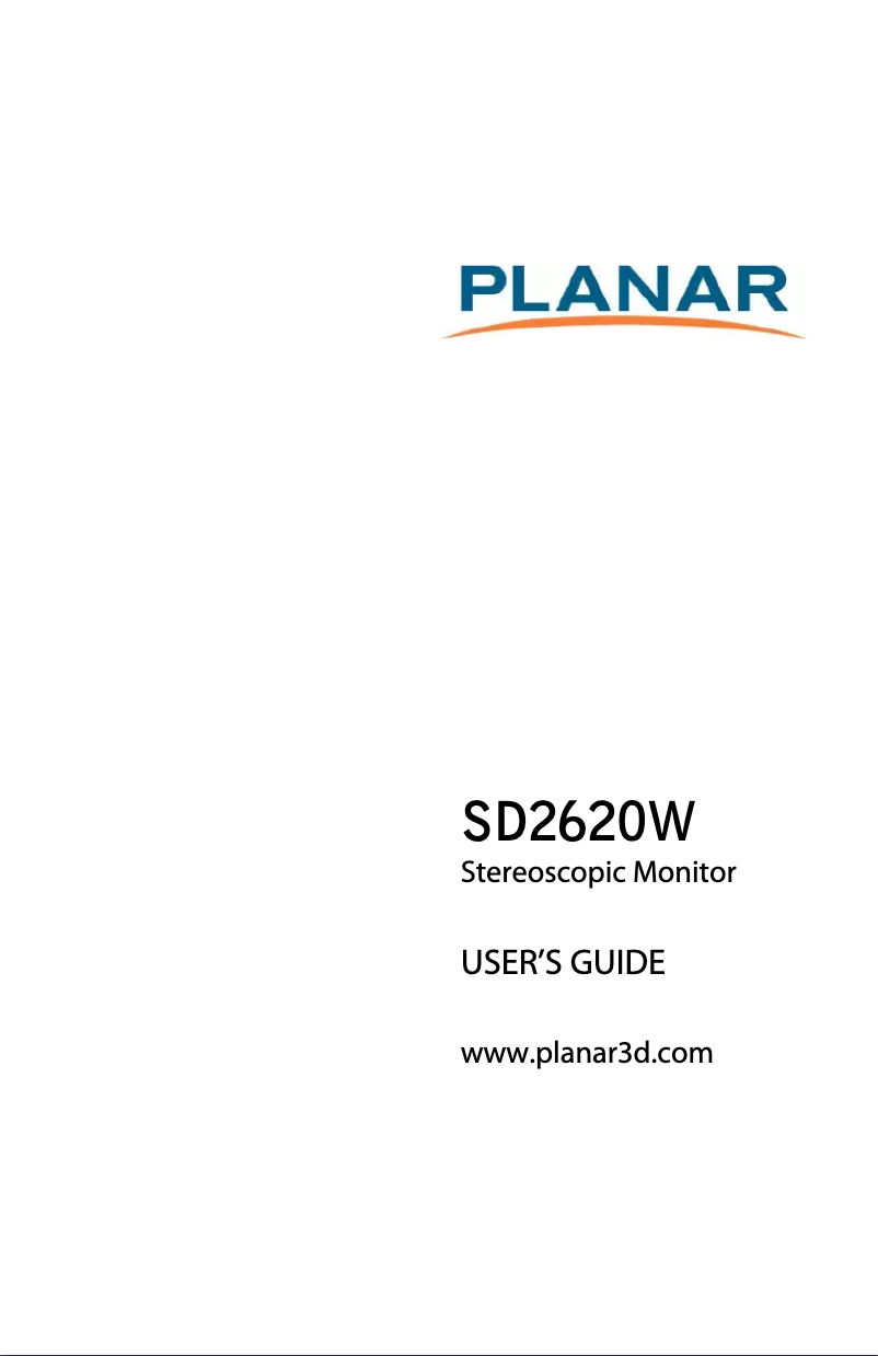 Image de la première page du manuel de l'appareil SD2620W