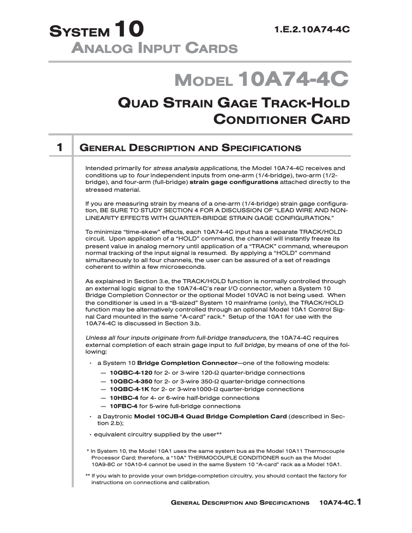 Imagen de la primera página del manual del dispositivo 10A74-4C