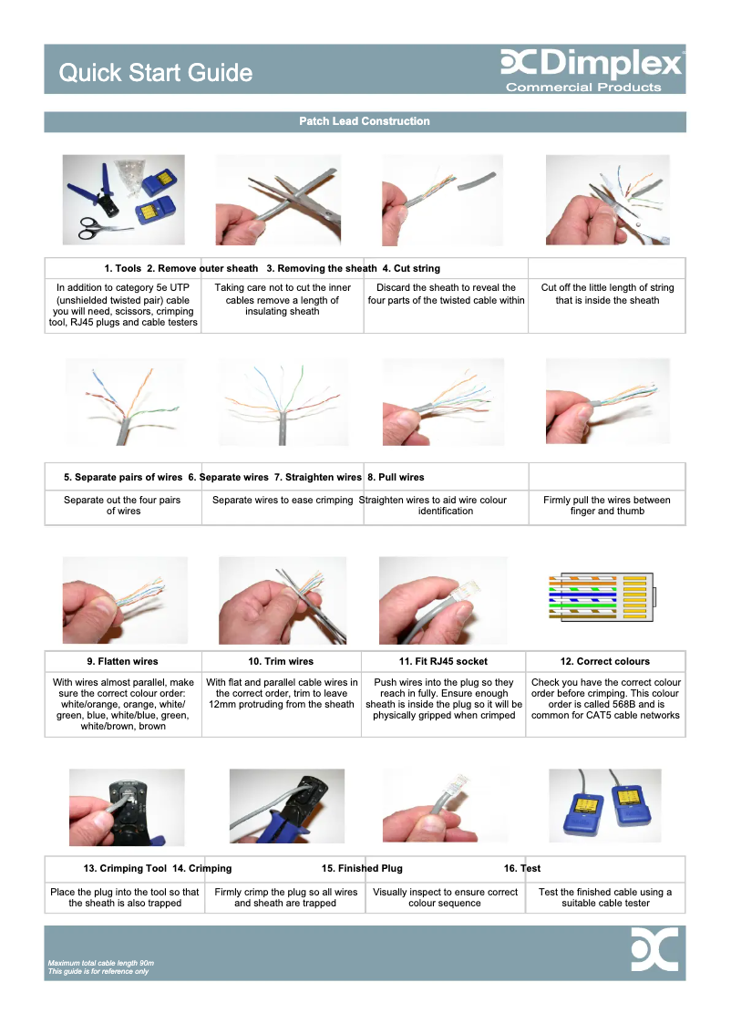 Page 1 de la notice Manuel utilisateur Dimplex CAB20ER