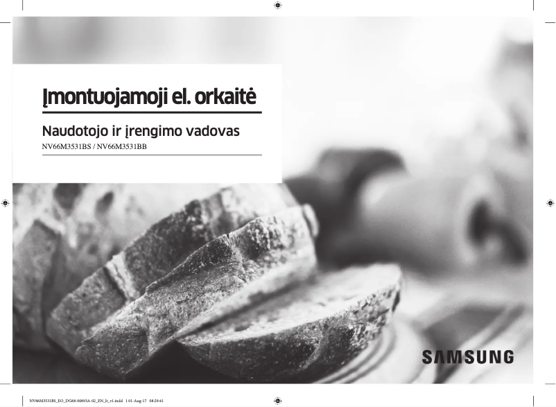 Page 1 de la notice Manuel utilisateur Samsung NV66M3531BS/EO