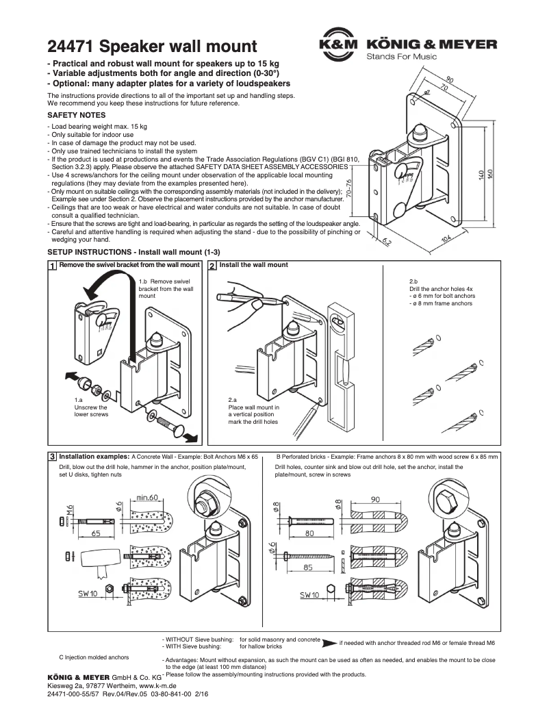 Image de la première page du manuel de l'appareil 24471