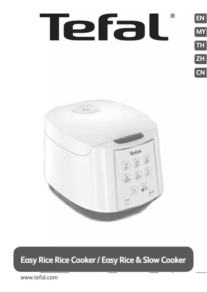 Page 1 de la notice Manuel utilisateur Tefal Easy Rice & Slow Cooker RK732