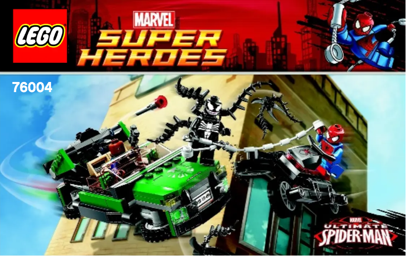 Page n°1 - Manuel utilisateur Lego Spider-Man (TM): Spider-Cycle Chase
