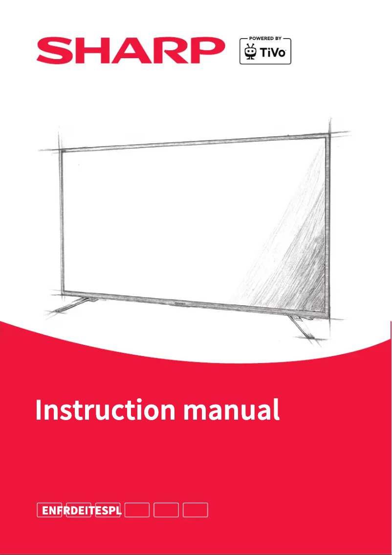 Page 1 de la notice Manuel utilisateur Sharp 43GM6245E