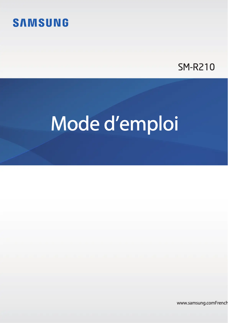 Page n°1 - Manuel utilisateur Samsung Gear 360