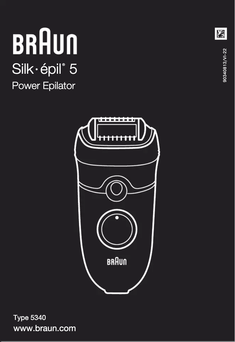 Page 1 de la notice Manuel utilisateur Braun Silk-épil 5 825