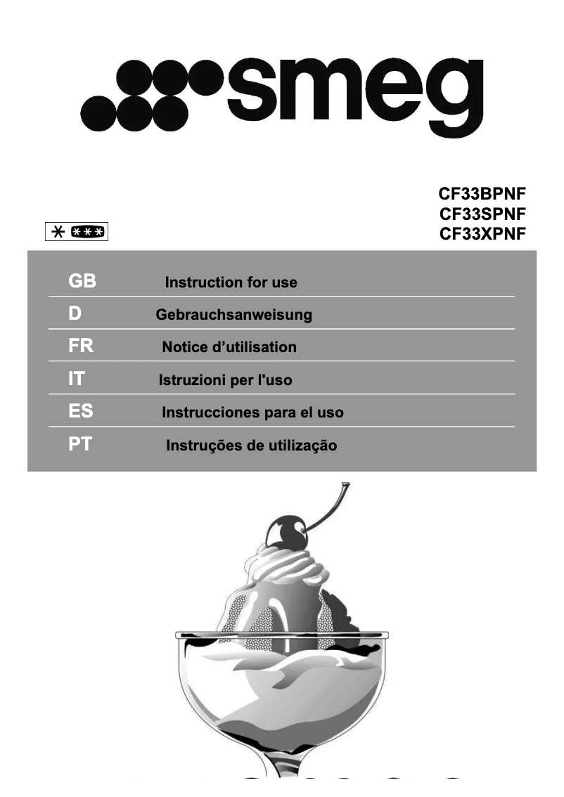 Image de la première page du manuel de l'appareil CF33BPNF