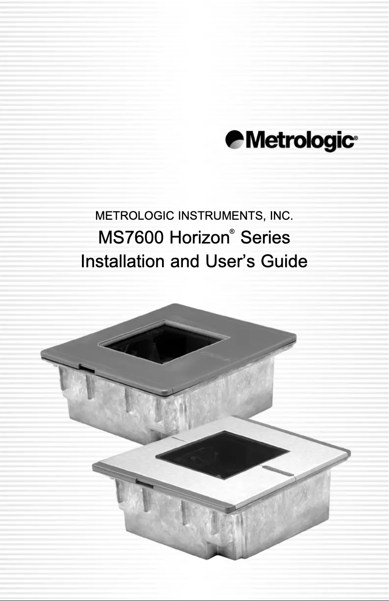 Image de la première page du manuel de l'appareil Horizon 7625