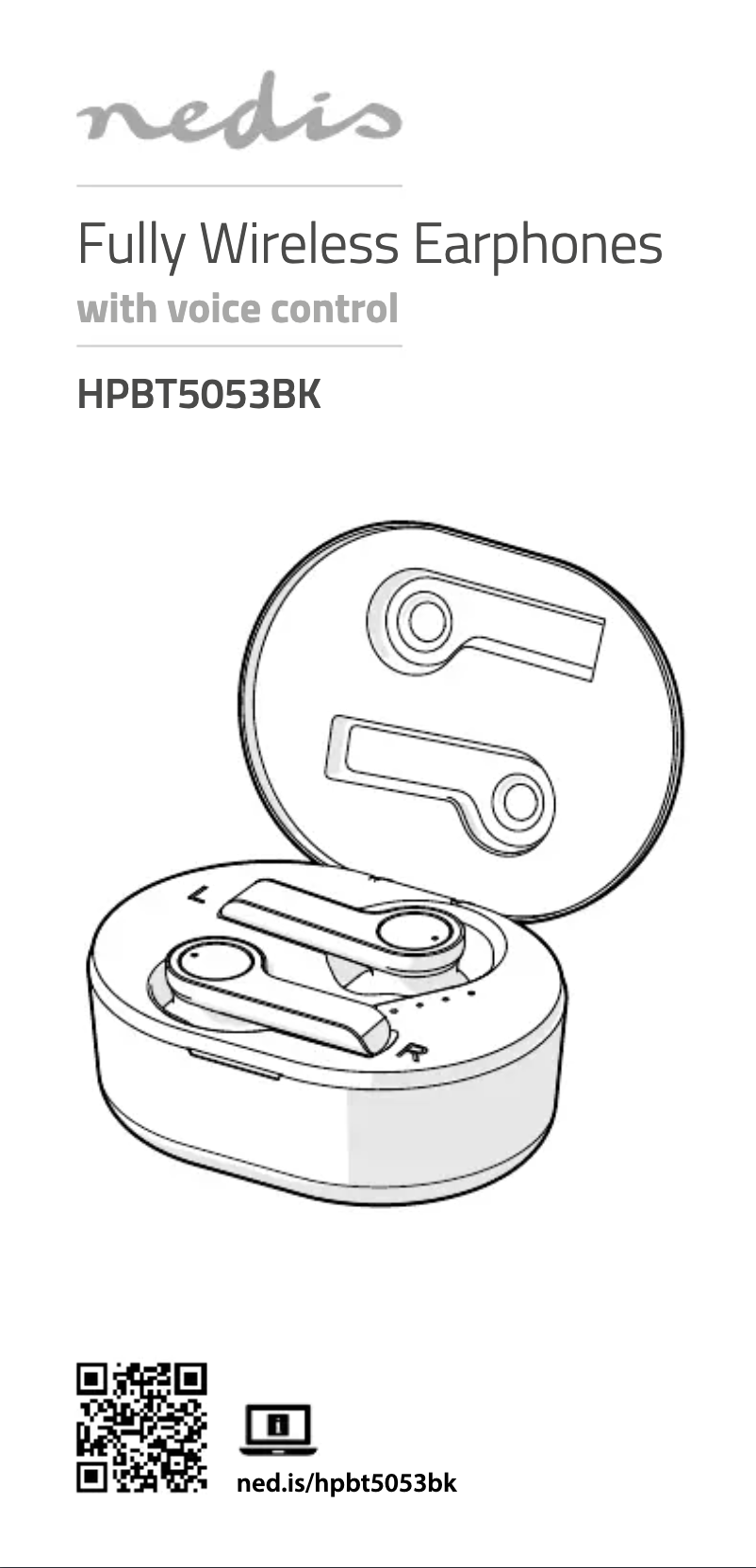 Page 1 de la notice Manuel utilisateur Nedis HPBT5053BK