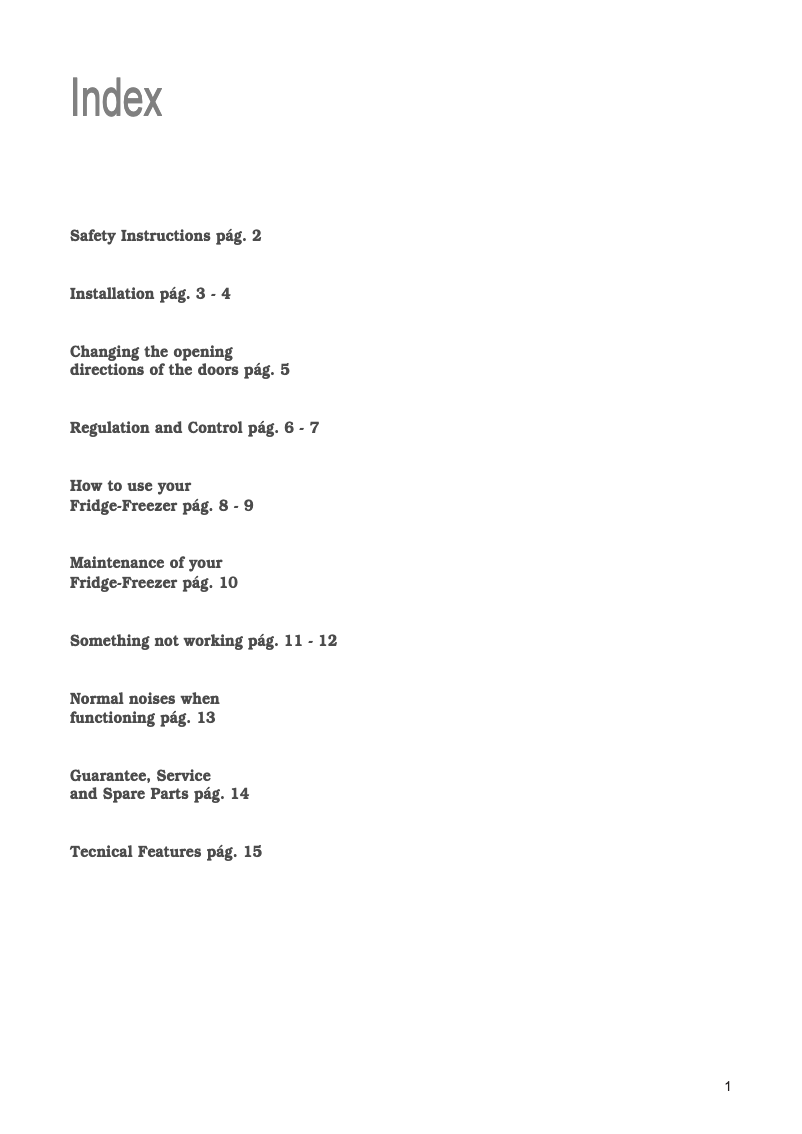 Página 1 del manual Manual de usuario Electrolux ENB3569