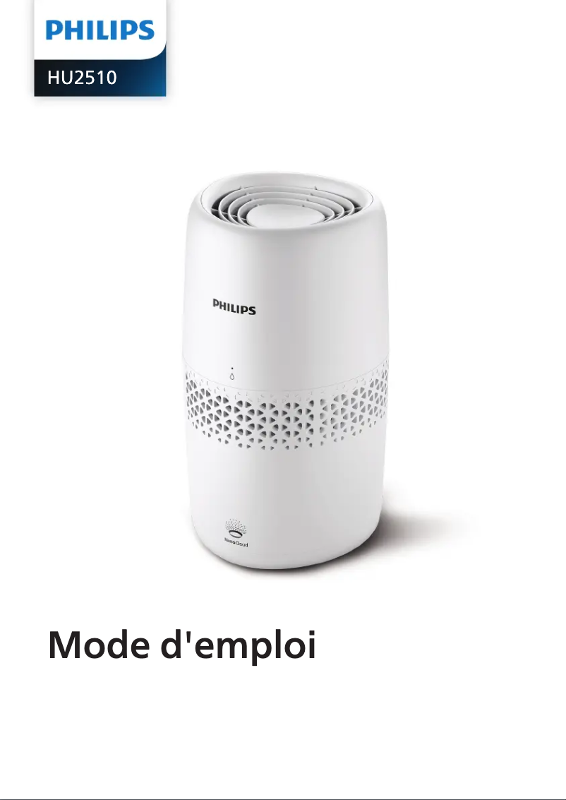 Image de la première page du manuel de l'appareil HU2510