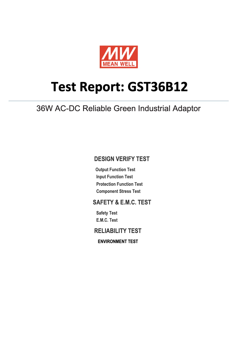 Image de la première page du manuel de l'appareil GST36B12-P1J