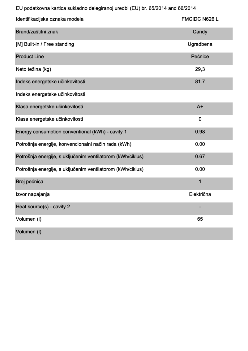 Image de la première page du manuel de l'appareil FMCIDC N626 L