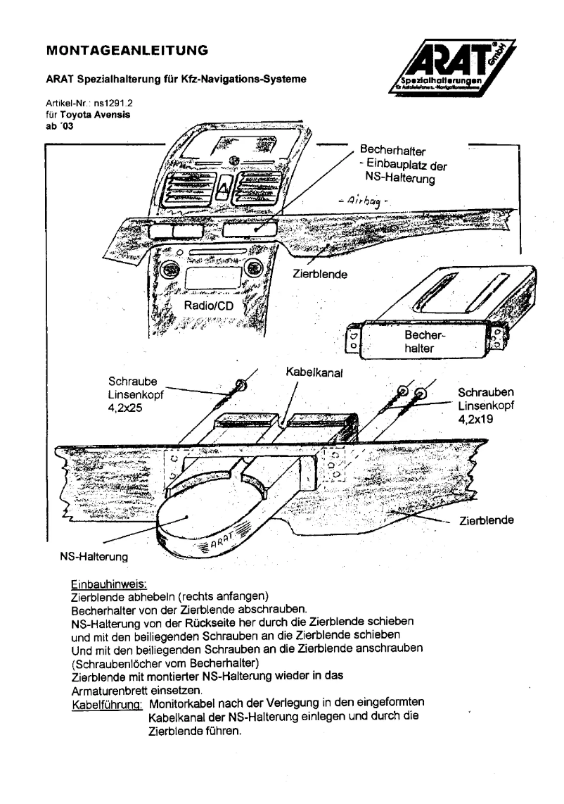 Image de la première page du manuel de l'appareil NS1291.2