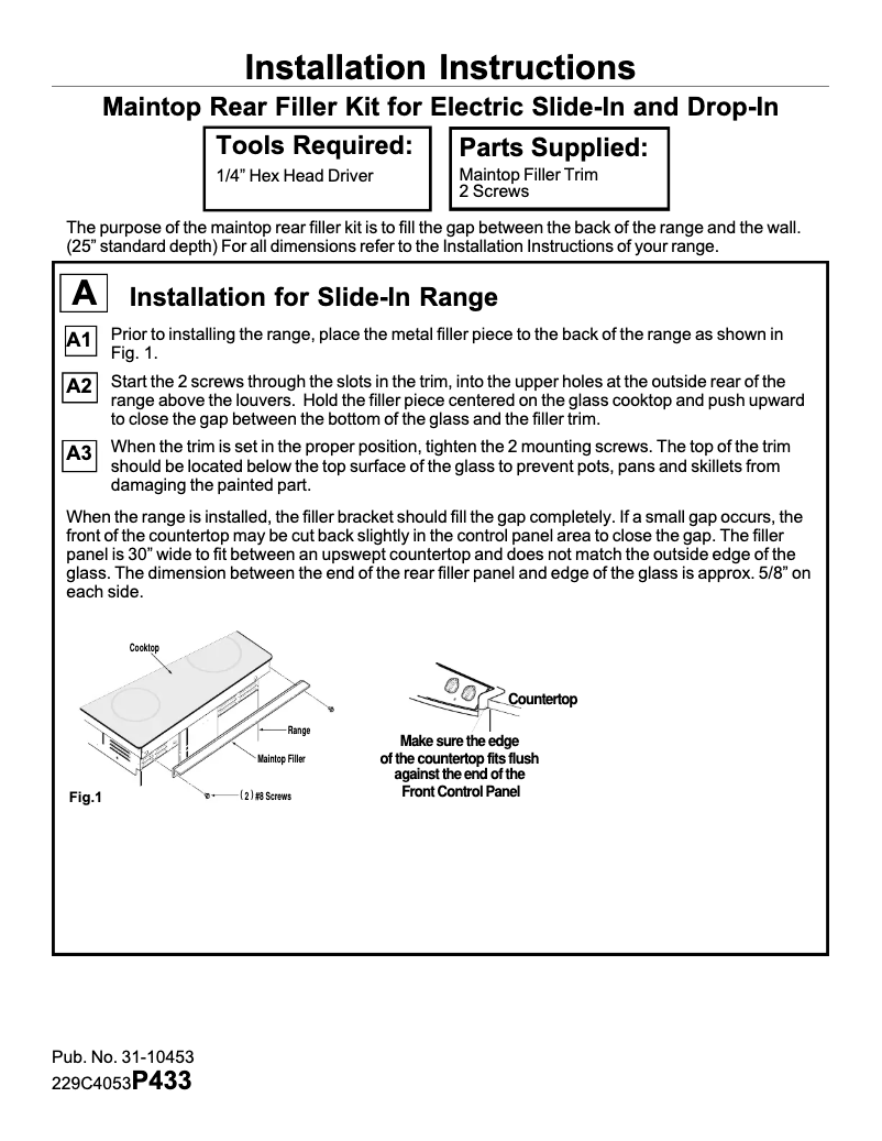 Page n°1 - Manuel utilisateur GE JXS66BB