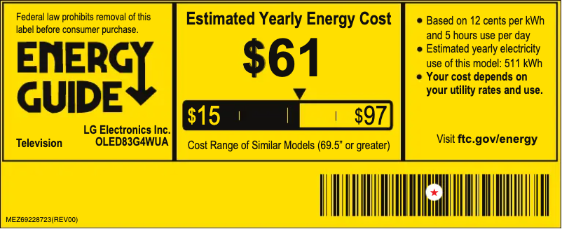 Image de la première page du manuel de l'appareil OLED83G4WUA