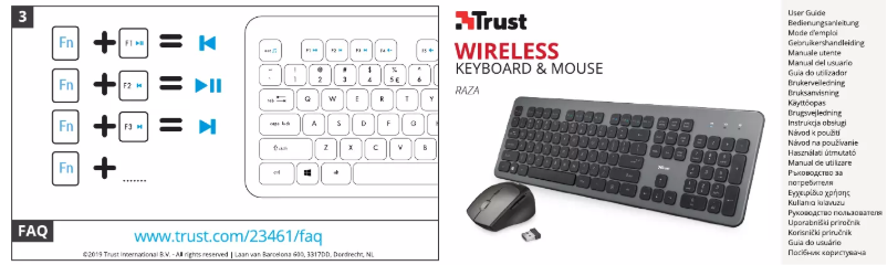 Image de la première page du manuel de l'appareil Raza