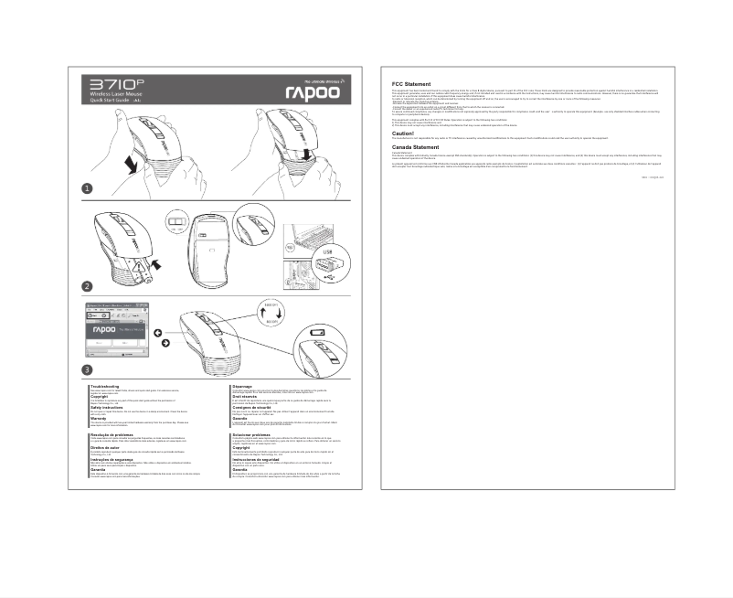 Image de la première page du manuel de l'appareil 3710P