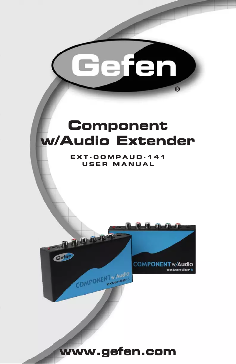 Image de la première page du manuel de l'appareil EXT-COMPAUD-141