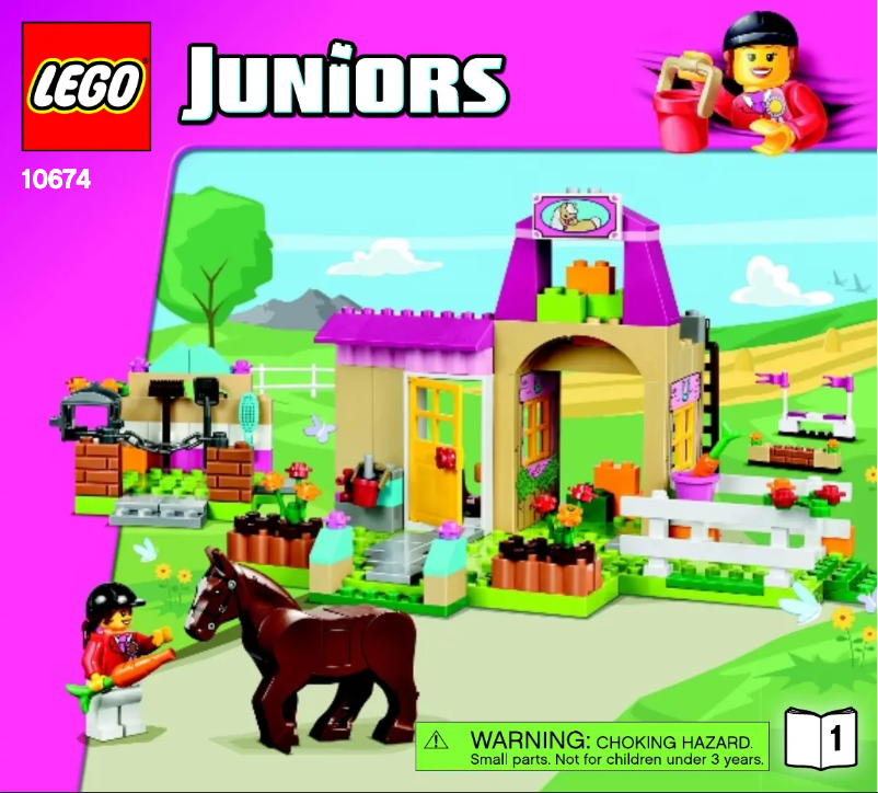 Page 1 de la notice Manuel utilisateur Lego Juniors 10674