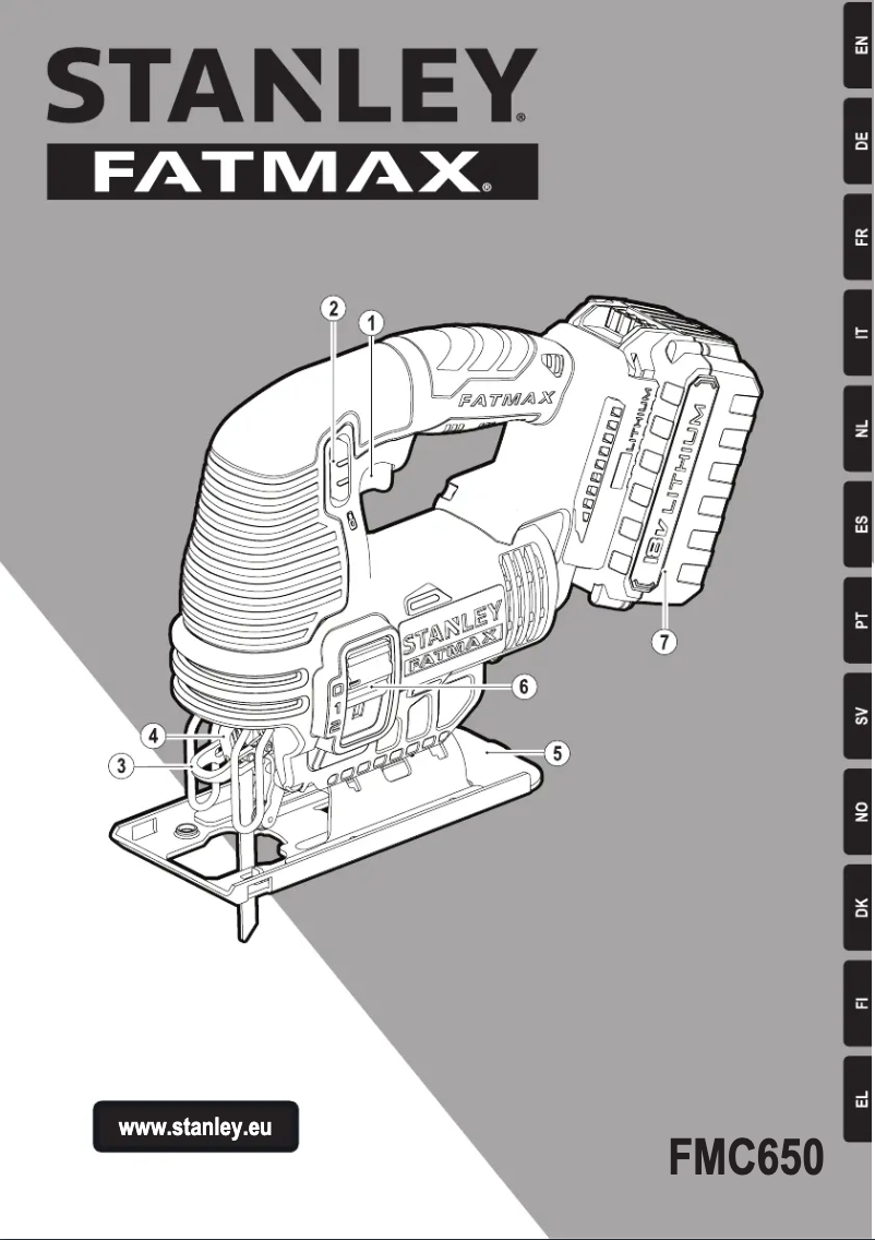 Page n°1 - Manuel utilisateur Stanley Fatmax FMC650