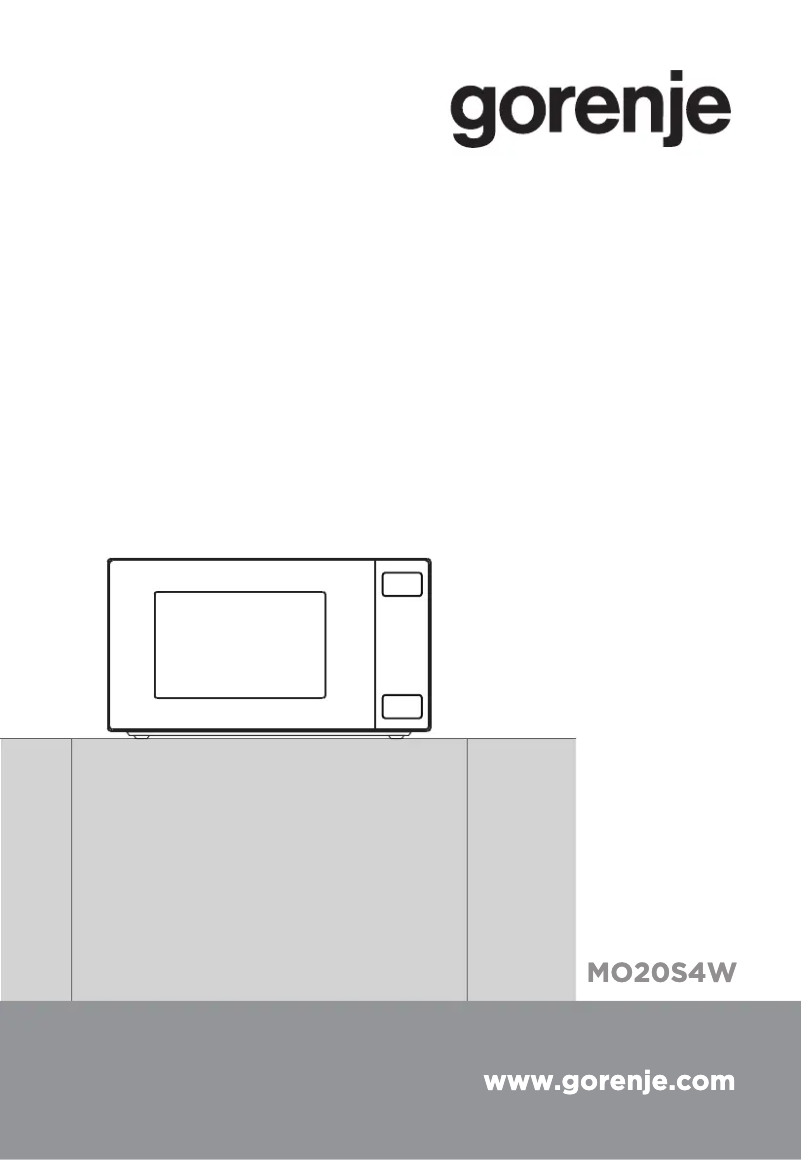 Image de la première page du manuel de l'appareil MO20S4W