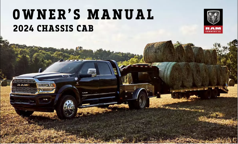 Page 1 de la notice Manuel utilisateur RAM Chassis Cab (2024)