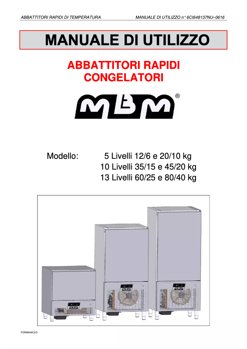 Page 1 de la notice Manuel utilisateur MBM A10A35