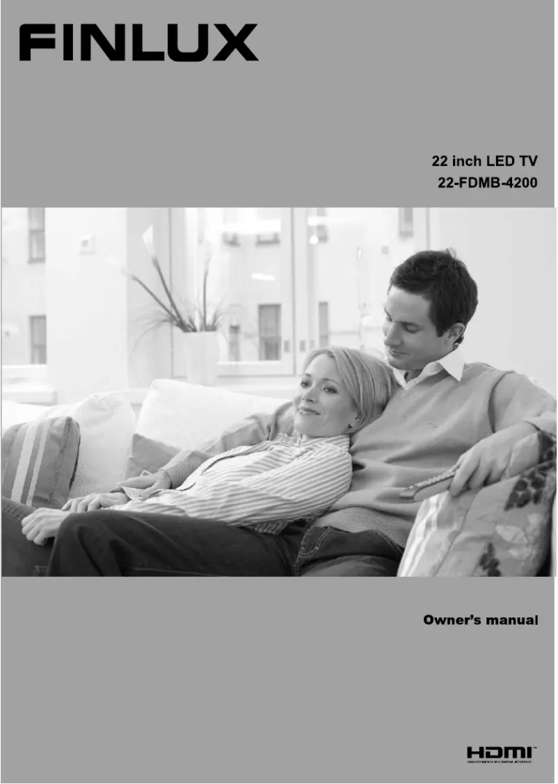 Page n°1 - Manuel utilisateur Finlux 22-FDMB-4200