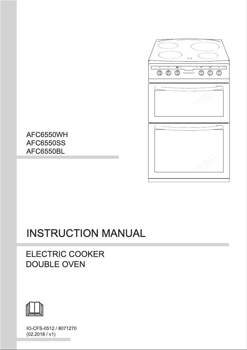 Page n°1 - Manuel utilisateur Amica AFC6550BL