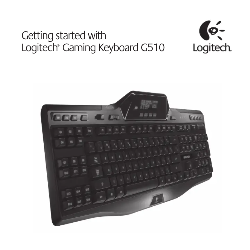 Page 1 de la notice Manuel utilisateur Logitech G510