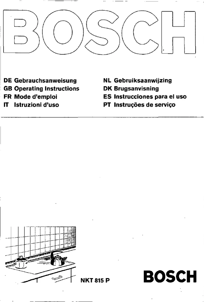 Image de la première page du manuel de l'appareil NKT815P