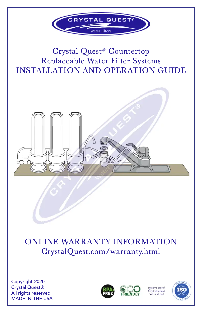 Image de la première page du manuel de l'appareil CQE-CT-00135