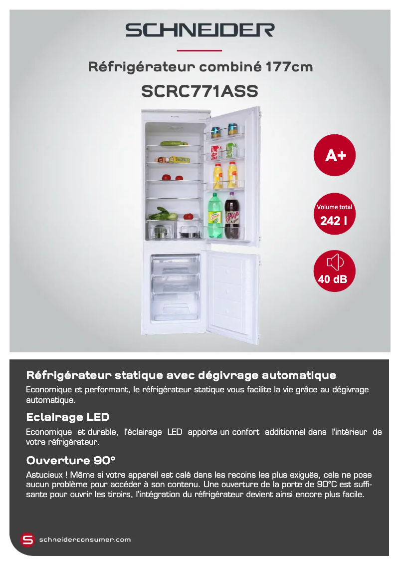 Image de la première page du manuel de l'appareil SCRC771ASS