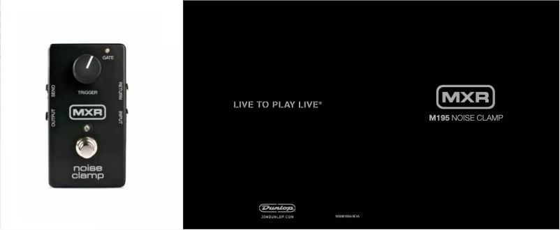 Image de la première page du manuel de l'appareil M195 Noise Clamp