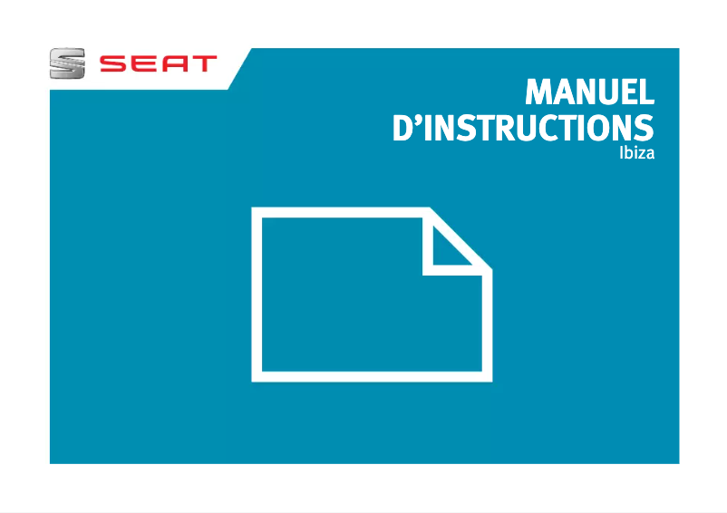Page 1 of the manual User Manual Seat Ibiza ST (2015)