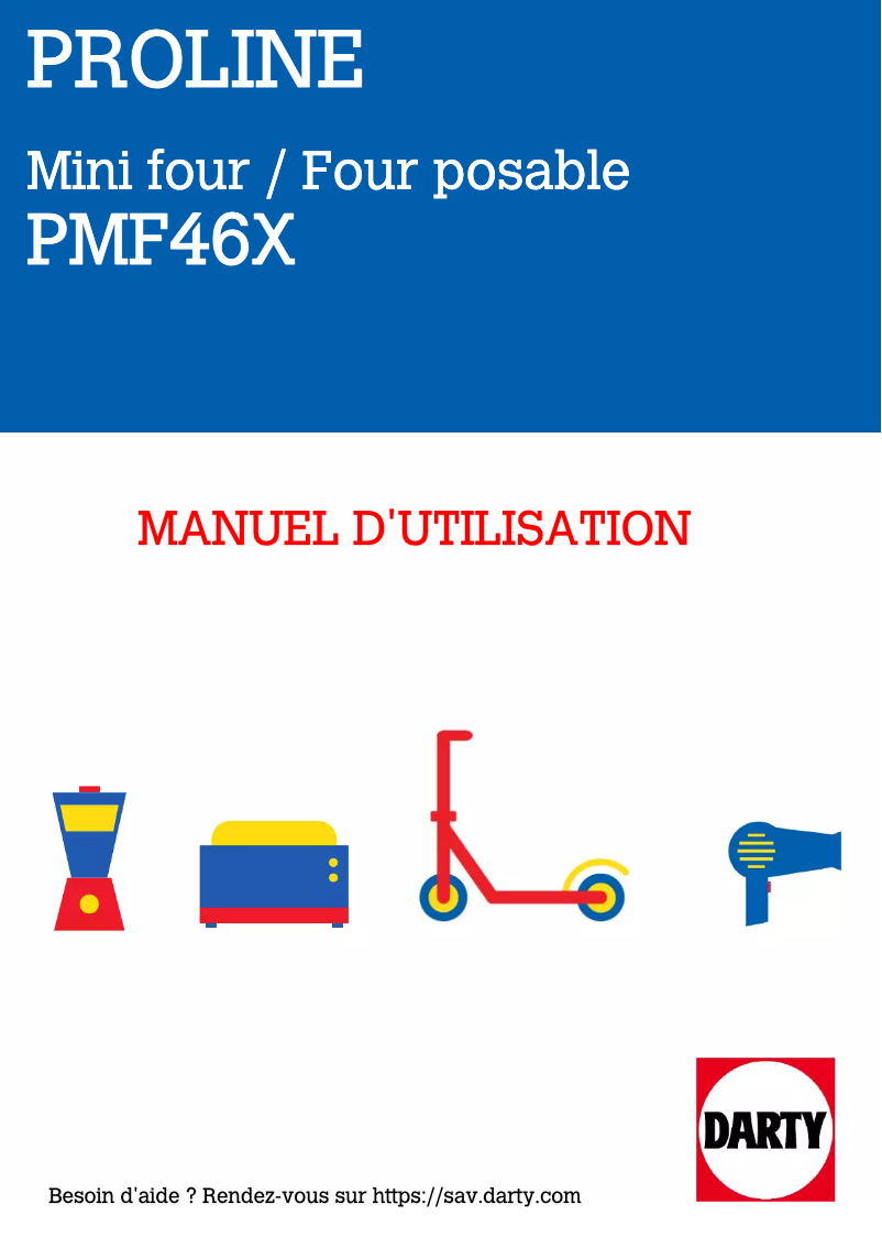 Image de la première page du manuel de l'appareil PMF46X