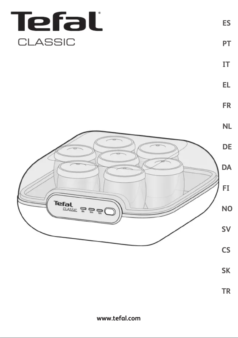 Page n°1 - Manuel utilisateur Tefal Classic YG1001