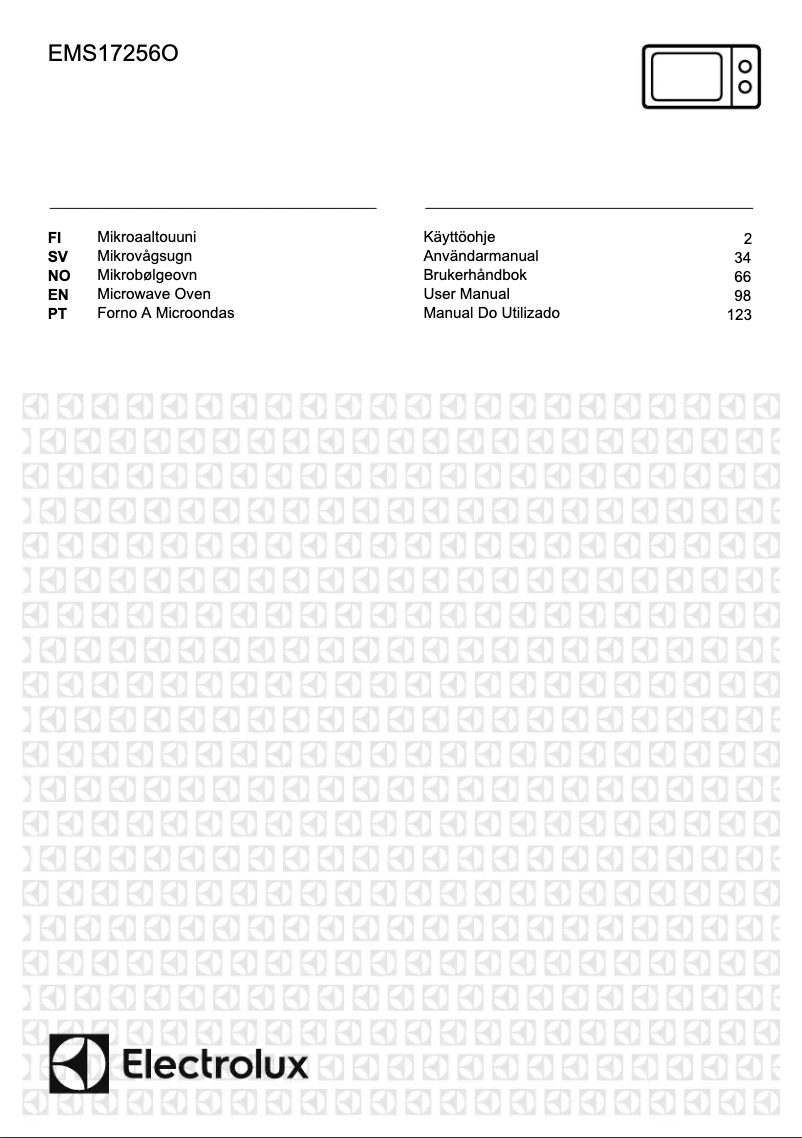Page 1 de la notice Manuel utilisateur Electrolux EMS17256OX