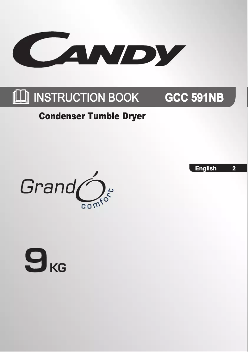 Page n°1 - Manuel utilisateur Candy GCC 591NB-80