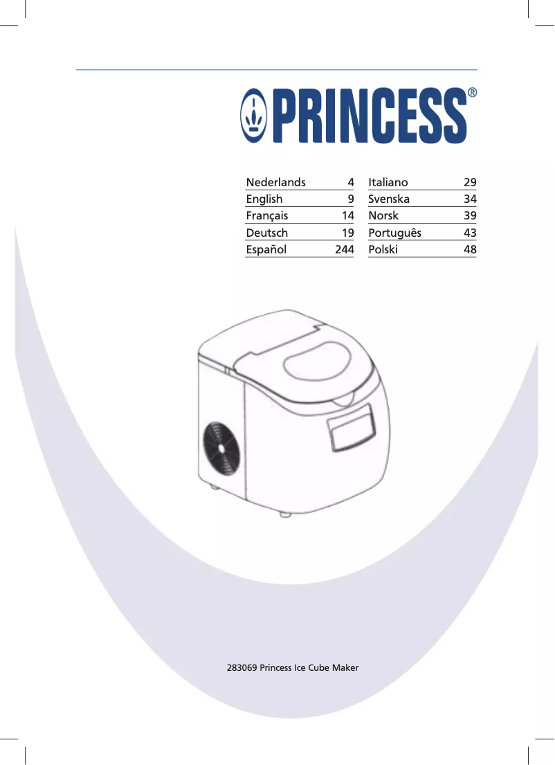 Page 1 de la notice Manuel utilisateur Princess 283069