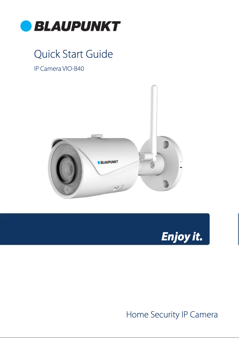 Page n°1 - Manuel utilisateur Blaupunkt VIO-B40
