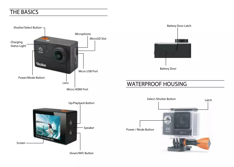 Page n°1 - Manuel utilisateur Rollei Actioncam 425